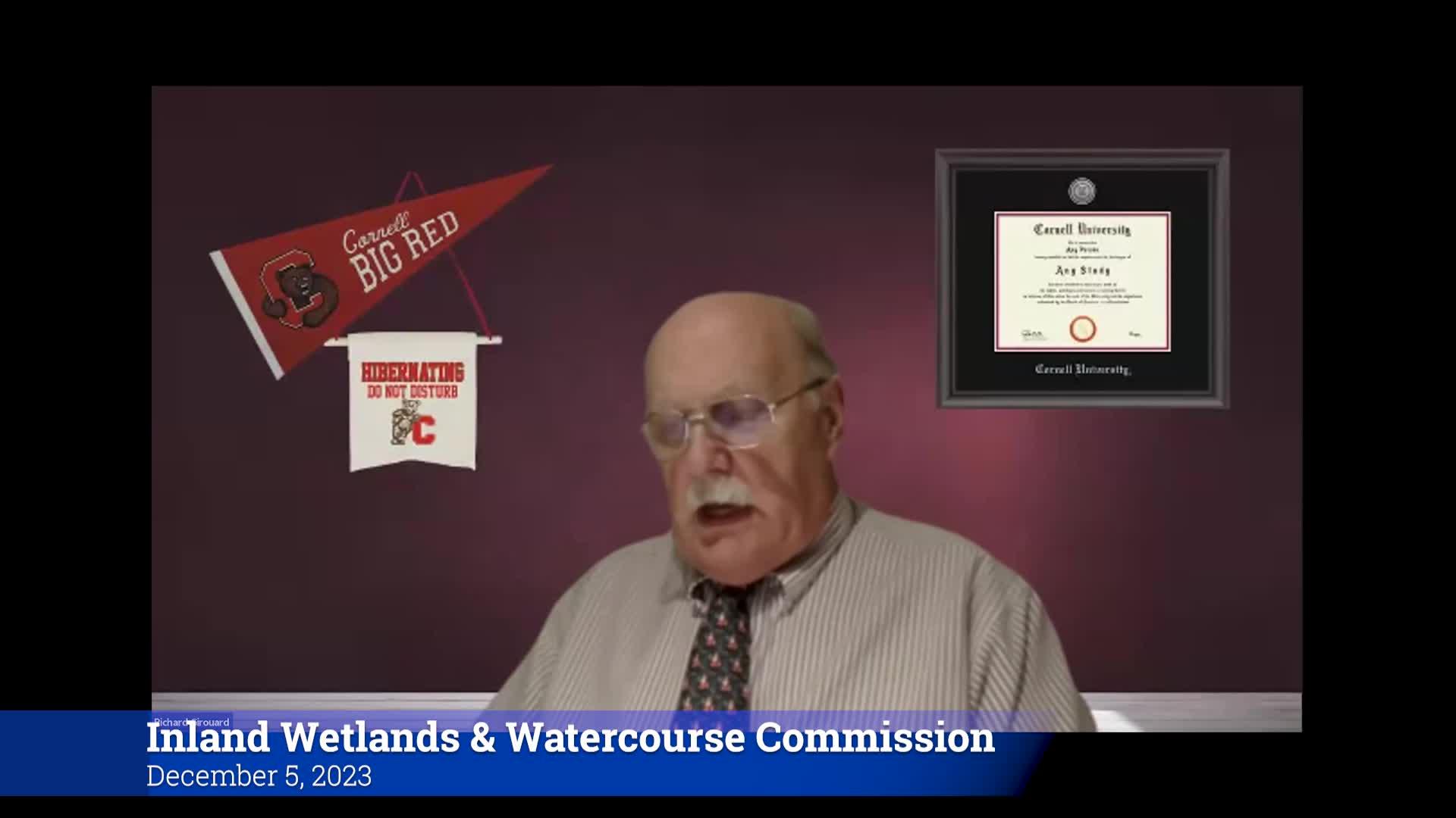 Thumbnail image for Inland Wetlands & Watercourse Commission 12/5/23 Meeting