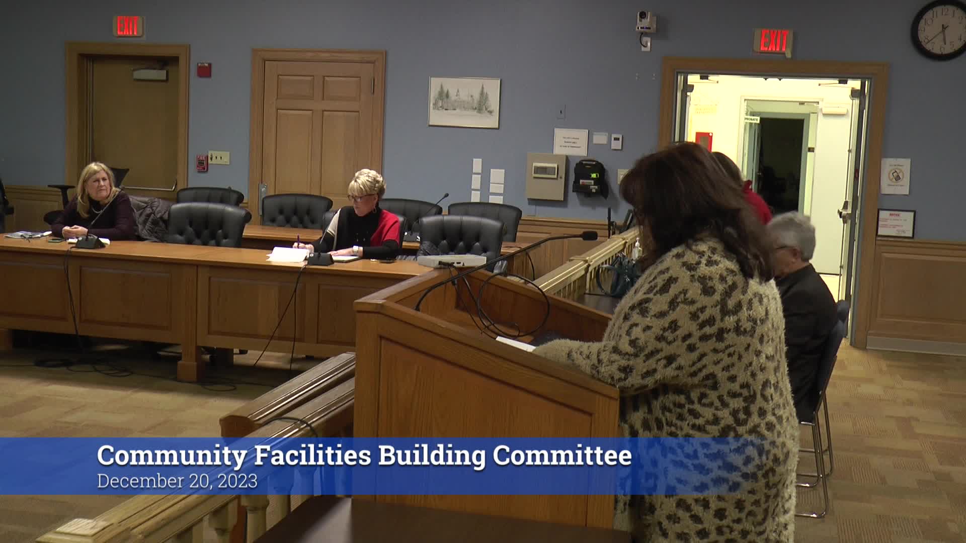 Thumbnail image for Community Facilities Building Committee 12/20/23 Meeting