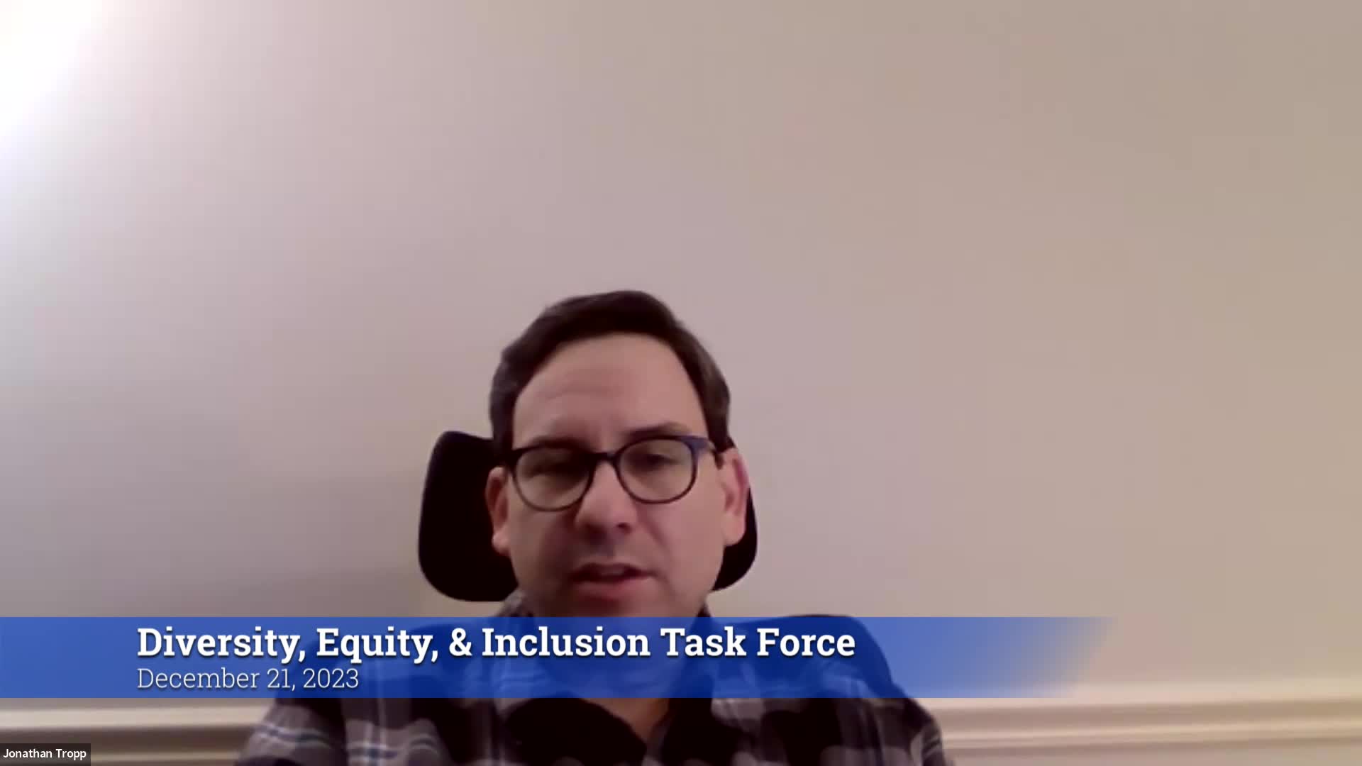 Thumbnail image for Equity Diversity & Inclusion Task Force 12/21/23 Meeting