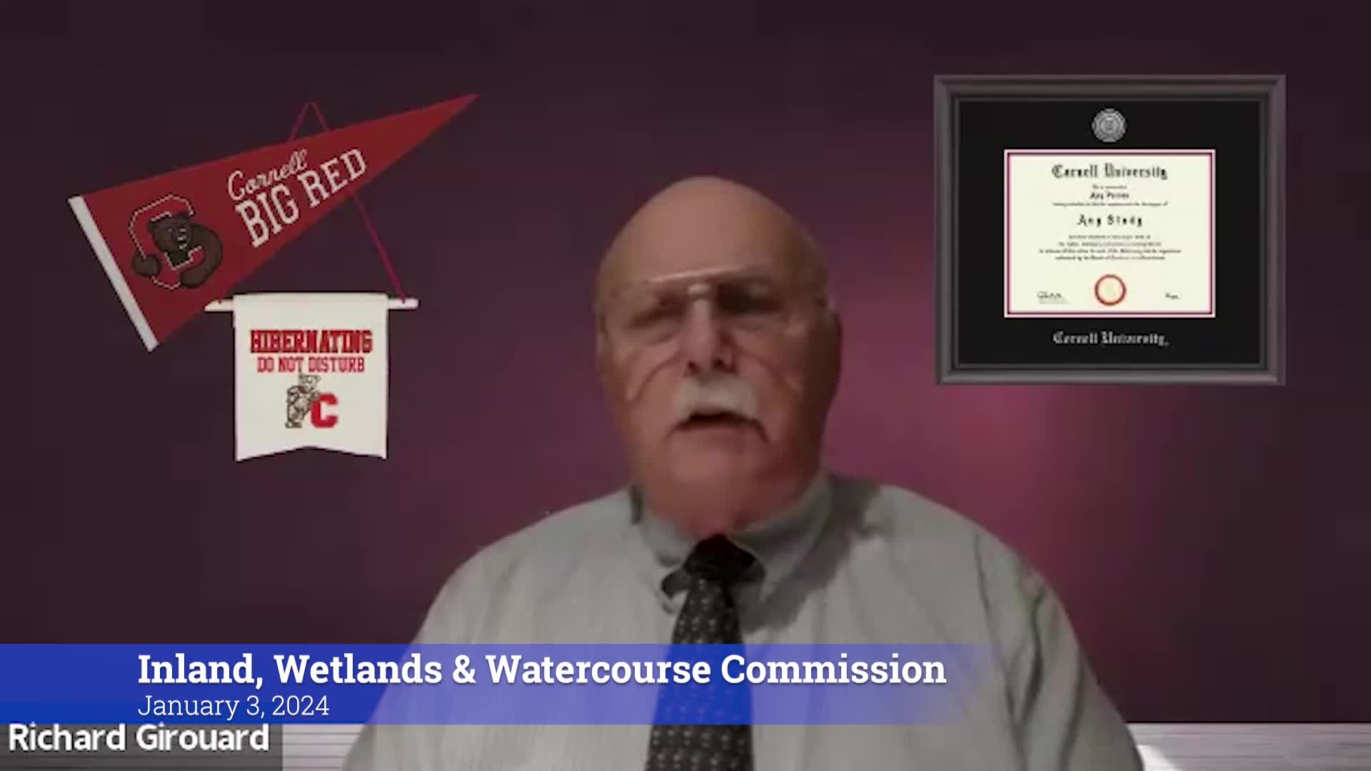 Thumbnail image for Inland Wetlands & Watercourse Commission 1/2/23 Meeting