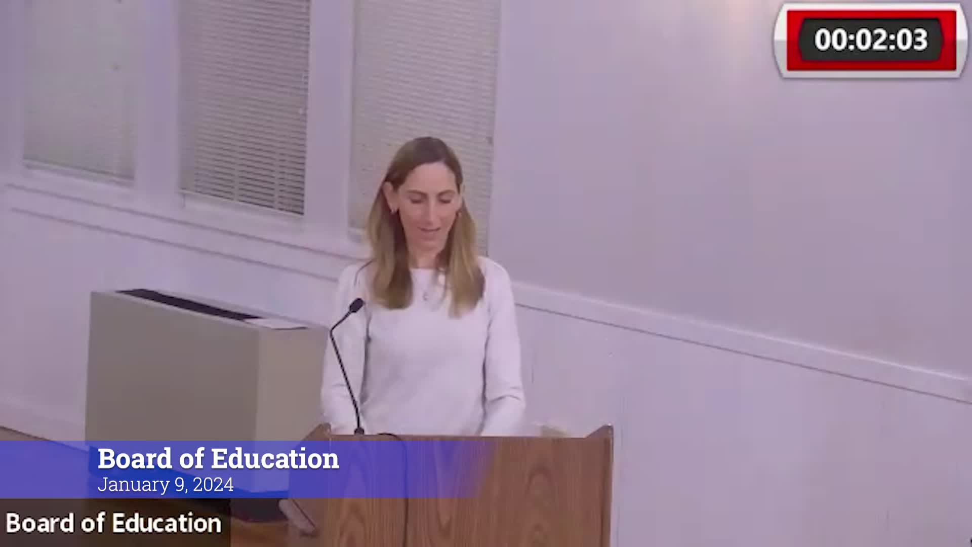 Thumbnail image for Board of Education 1/9/24 Budget Session