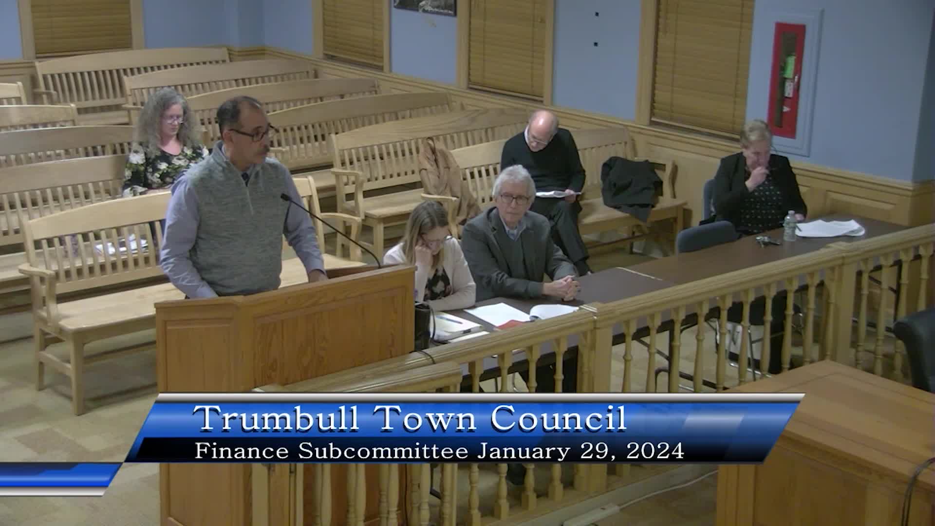 Thumbnail image for Town Council Finance Committee 1/29/24 Meeting