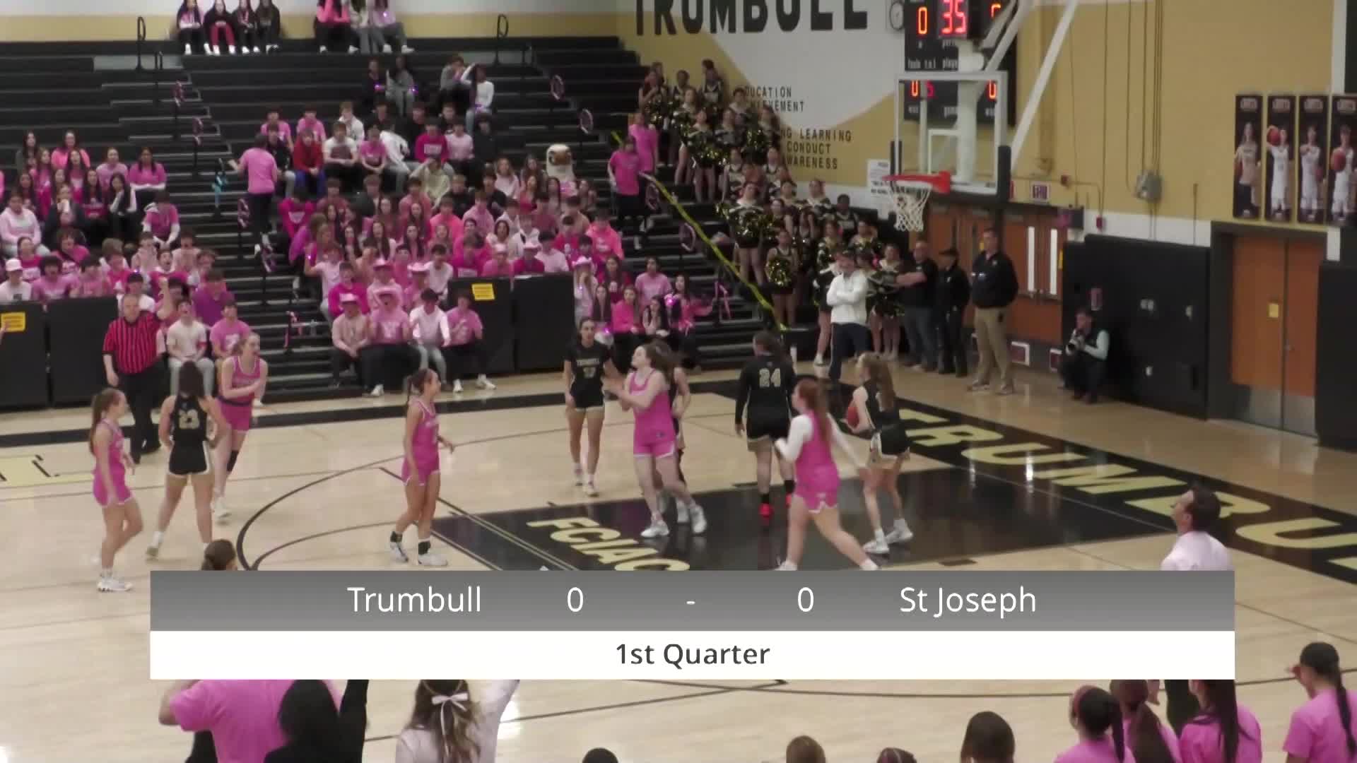 Thumbnail image for Girls Varsity Basketball: Trumbull vs. St. Joseph