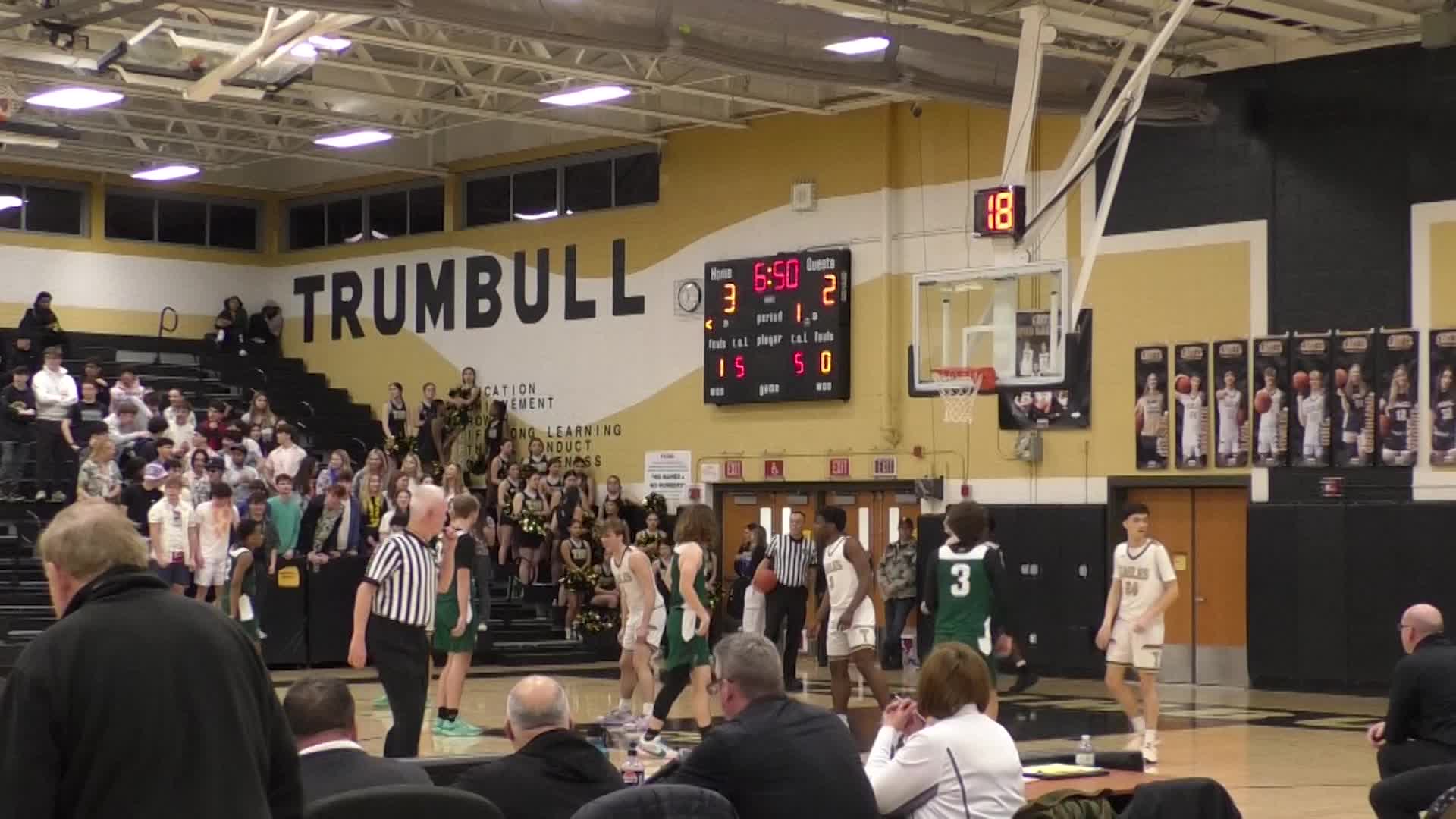 Thumbnail image for Boys Varsity Basketball: Trumbull vs. Norwalk