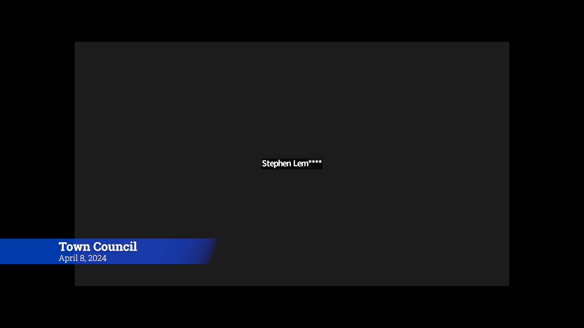 Thumbnail image for Town Council 4/8/24 Meeting