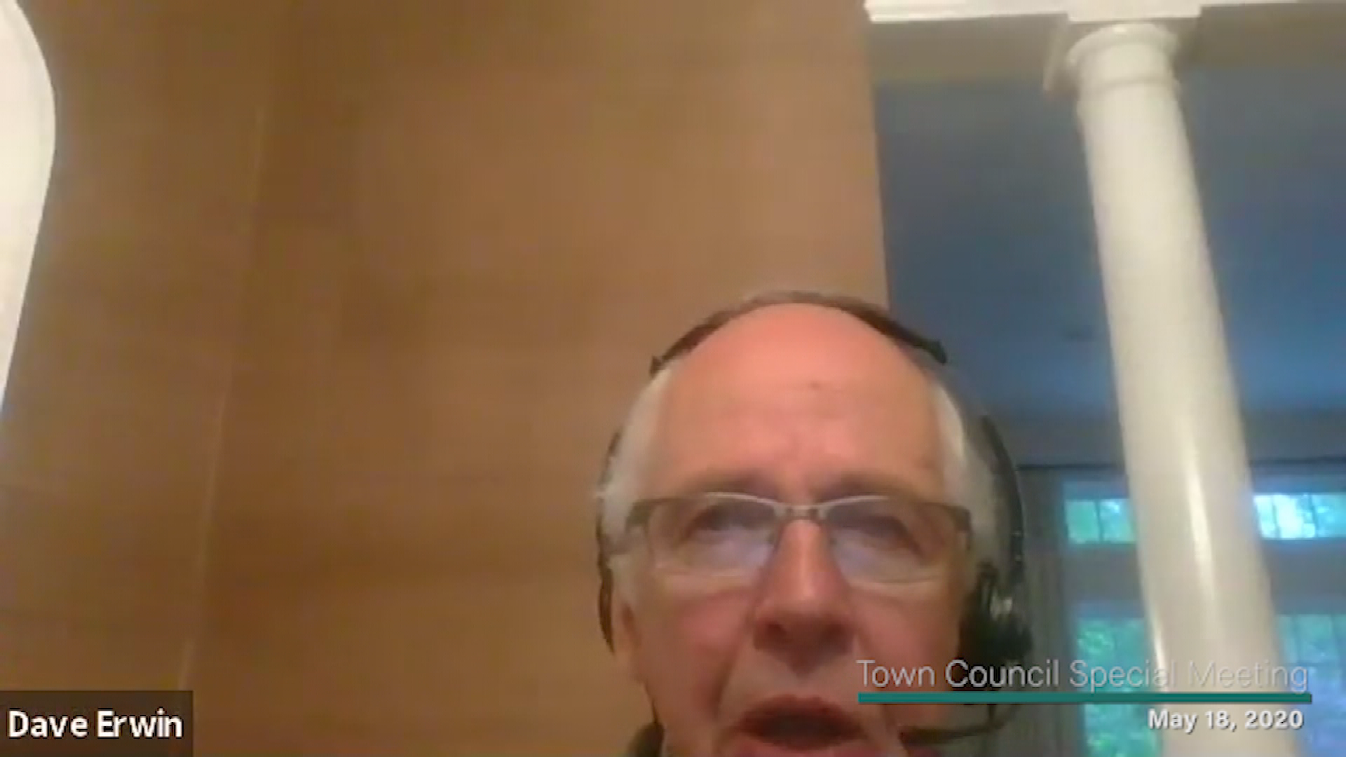 Thumbnail image for Town Council 5/18/20 Special Meeting