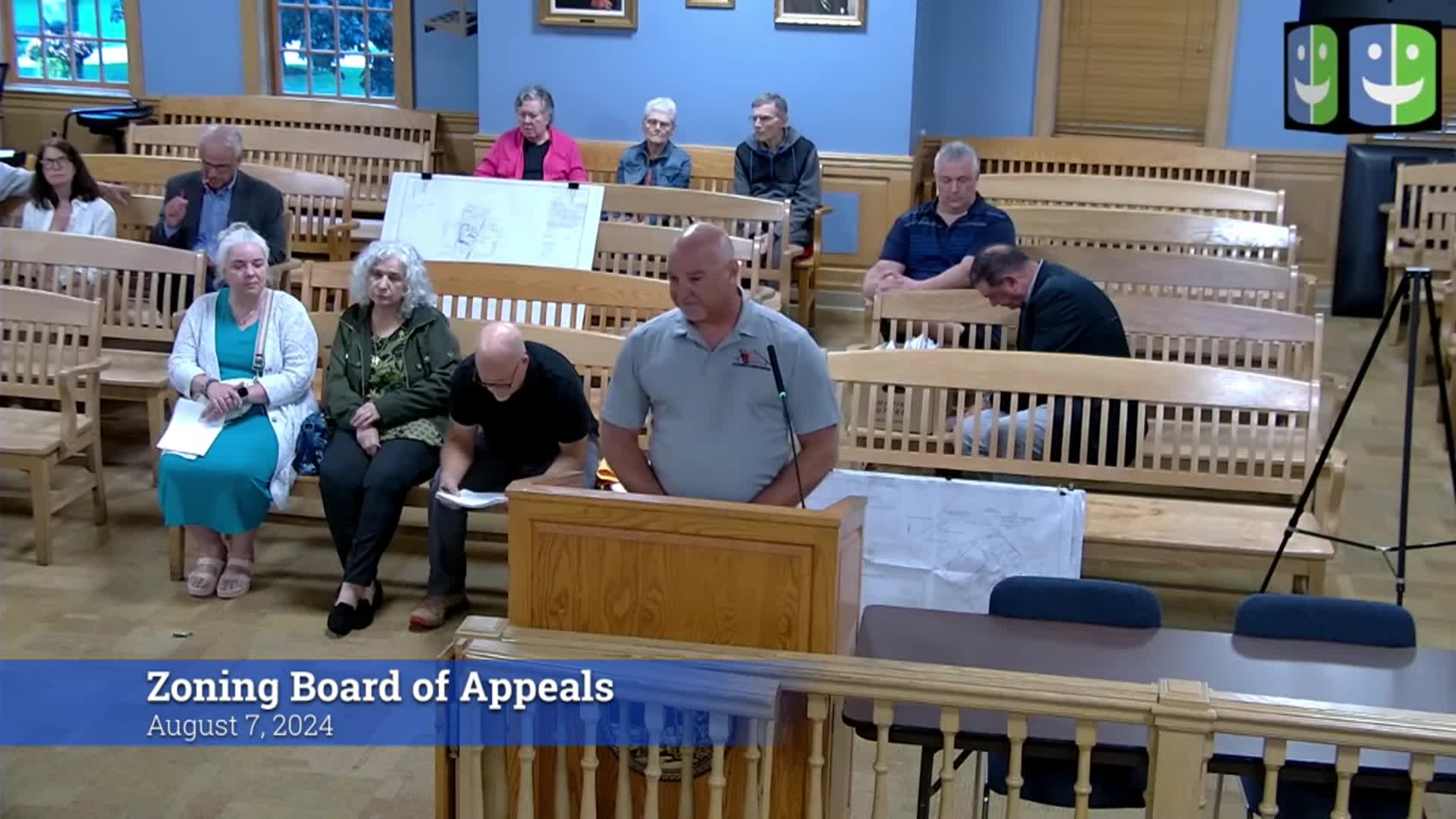 Thumbnail image for Zoning Board of Appeals 8/7/24 Meeting