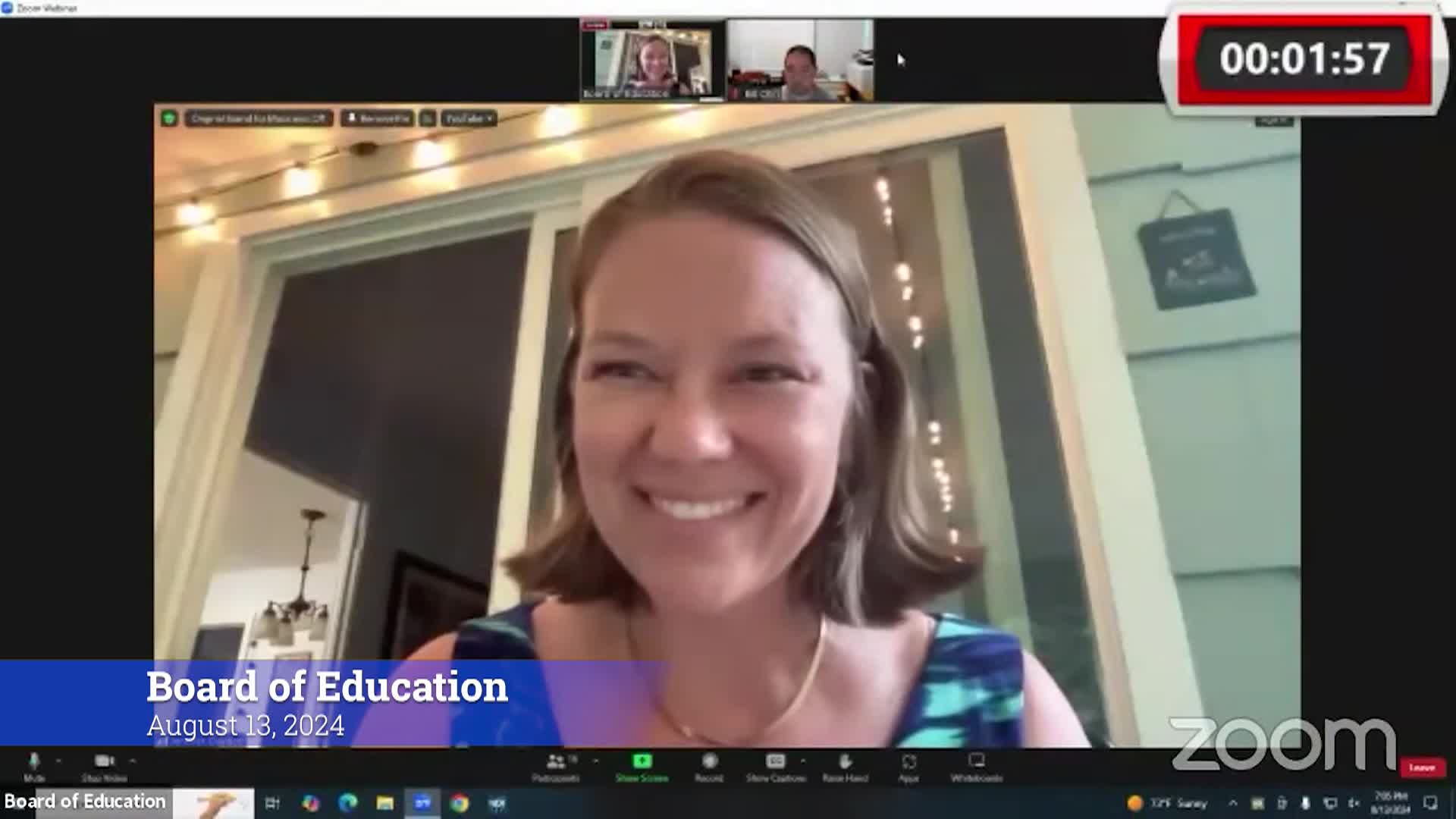 Thumbnail image for Board of Education 8/13/24 Meeting