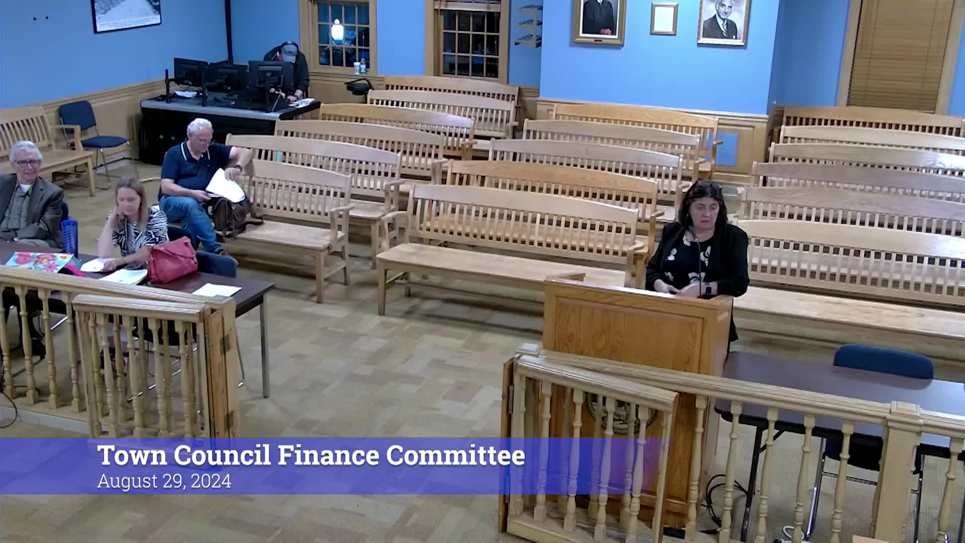 Thumbnail image for Town Council Finance Committee 8/29/24 Meeting