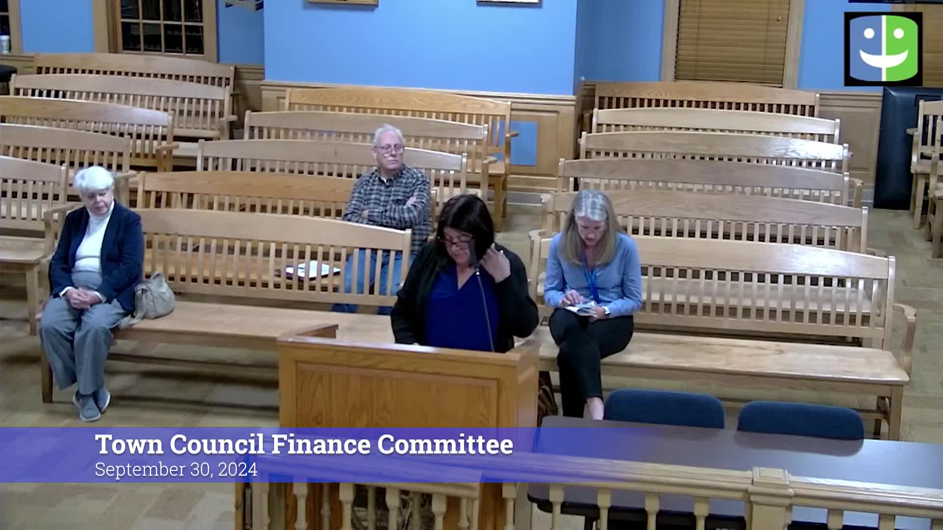 Thumbnail image for Town Council Finance Committee 9/30/24 Meeting