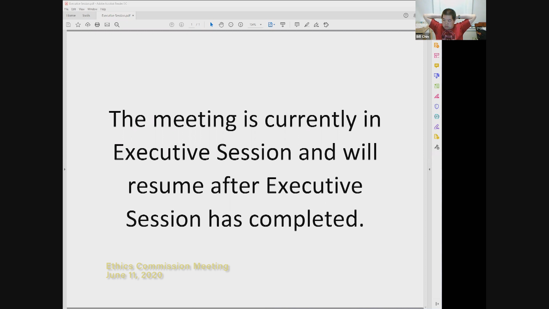 Thumbnail image for Ethics Commission VODonly 6/11/20