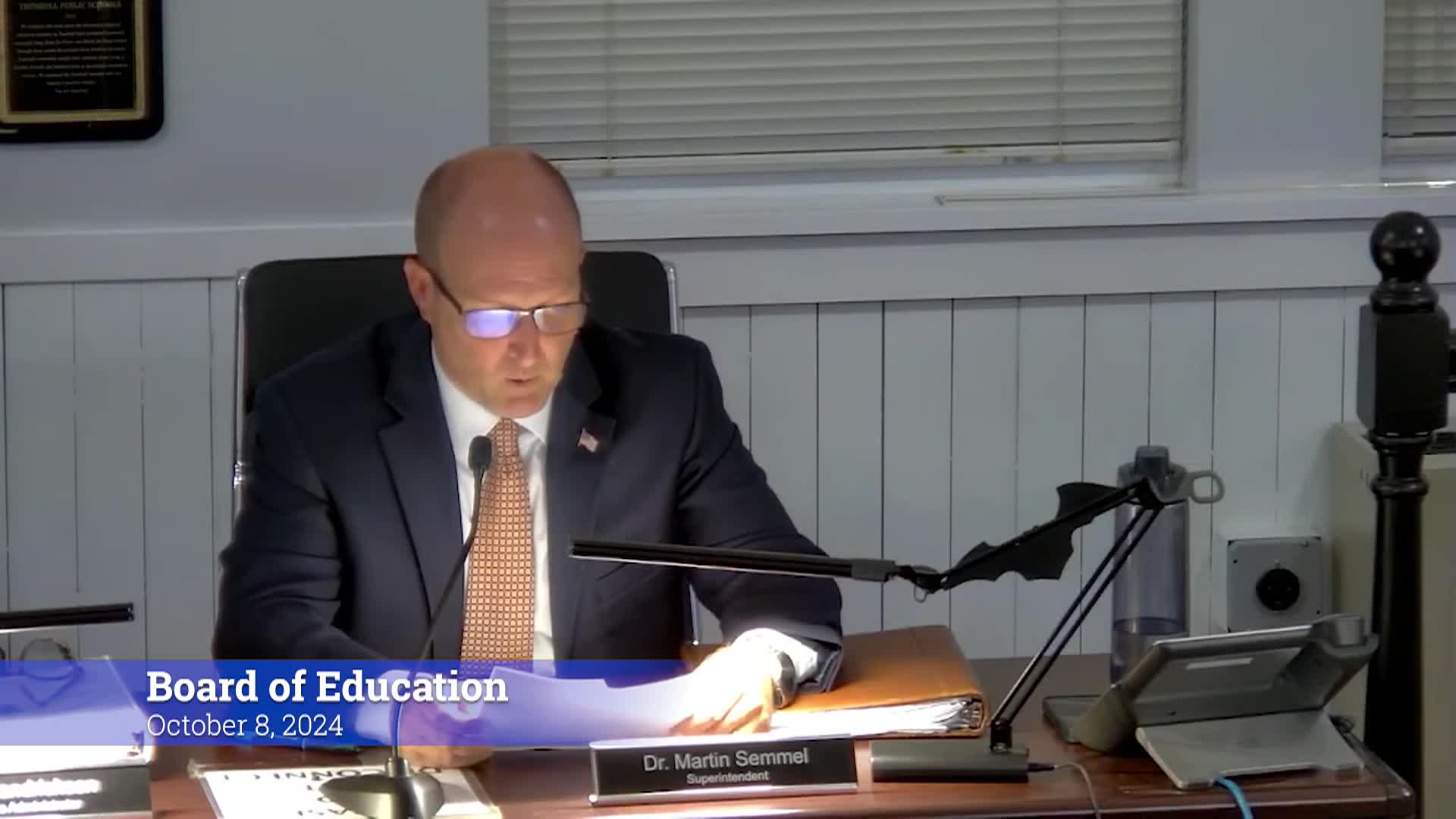 Thumbnail image for Board of Education 10/8/24 Meeting