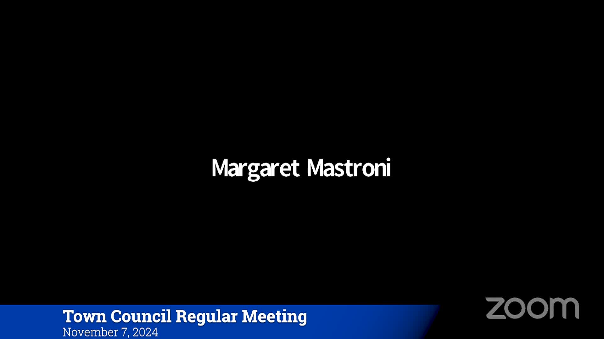 Thumbnail image for Town Council 11/7/24 Meeting