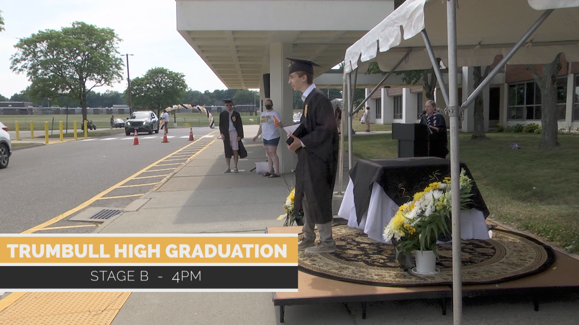 Thumbnail image for Trumbull High School Graduation Stage B 4pm