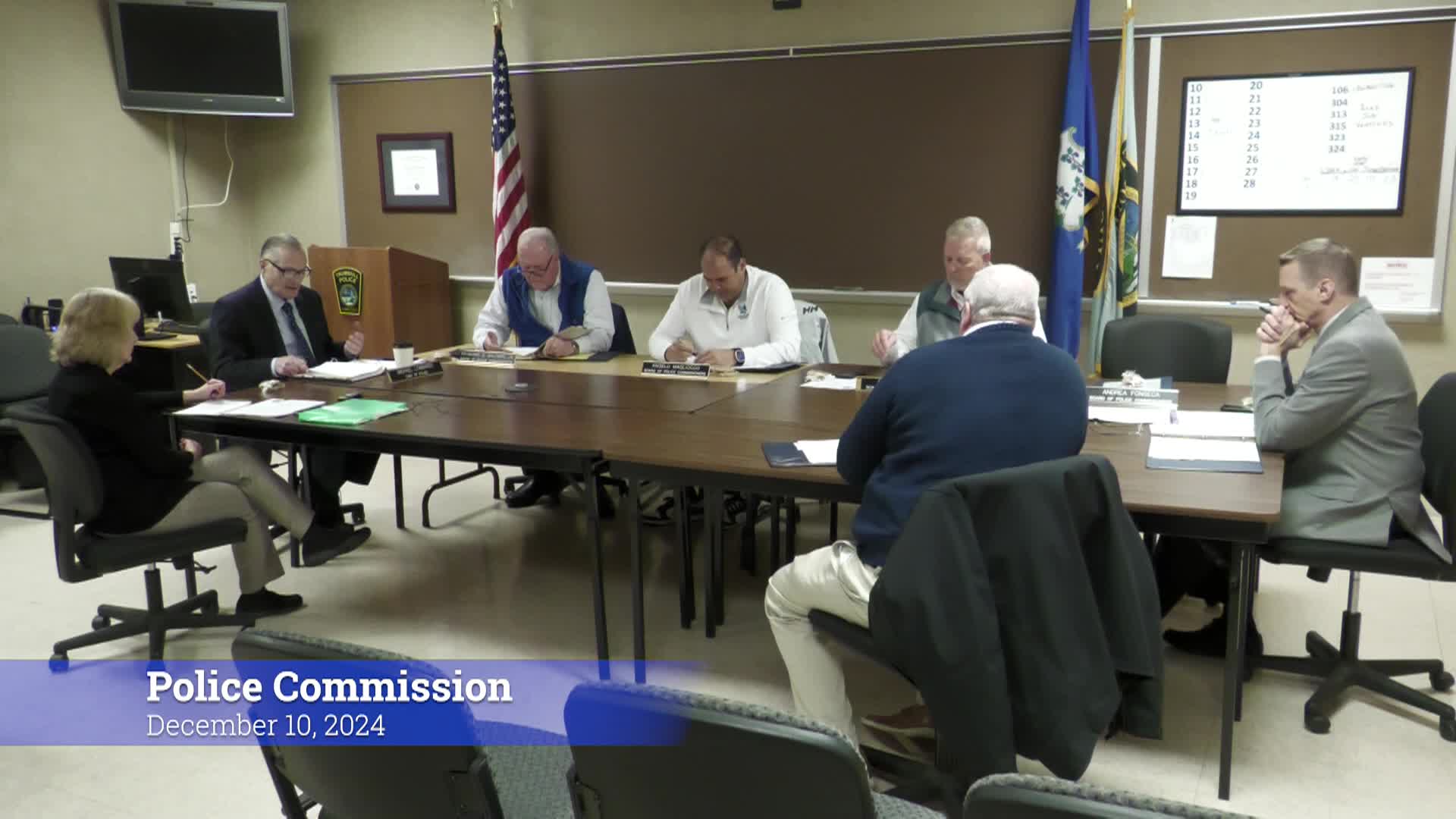 Thumbnail image for Police Commission 12/10/24 Meeting