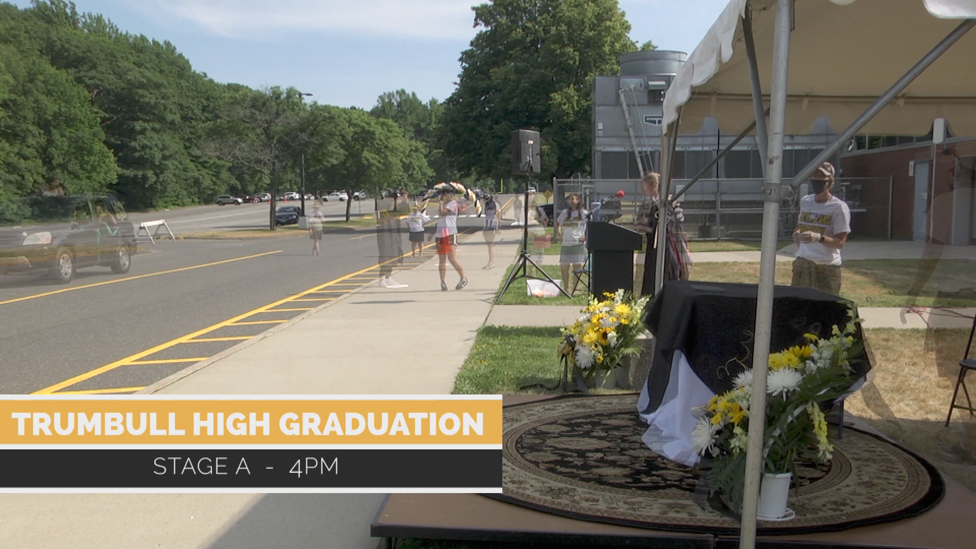 Thumbnail image for Trumbull High School Graduation Stage A 4pm