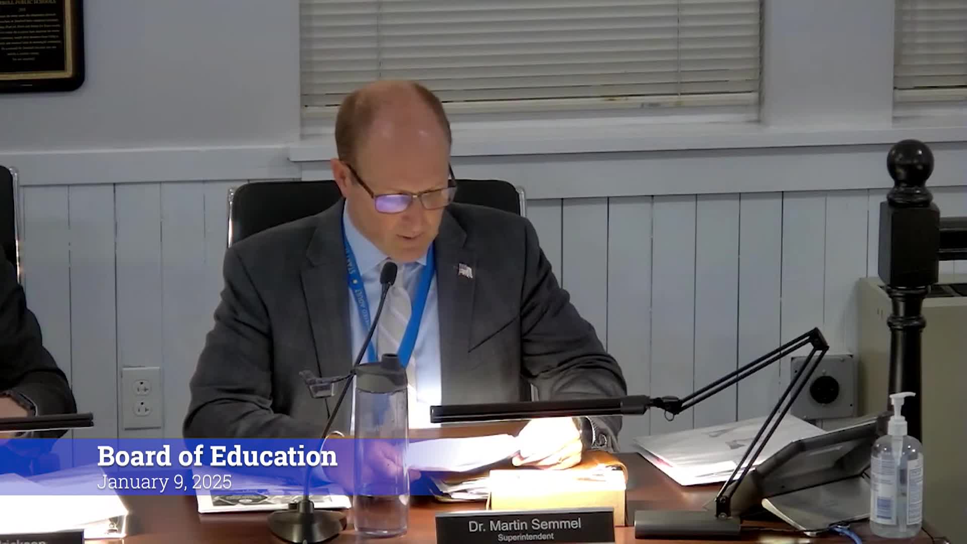 Thumbnail image for Board of Education 1/9/25 Budget Session 2