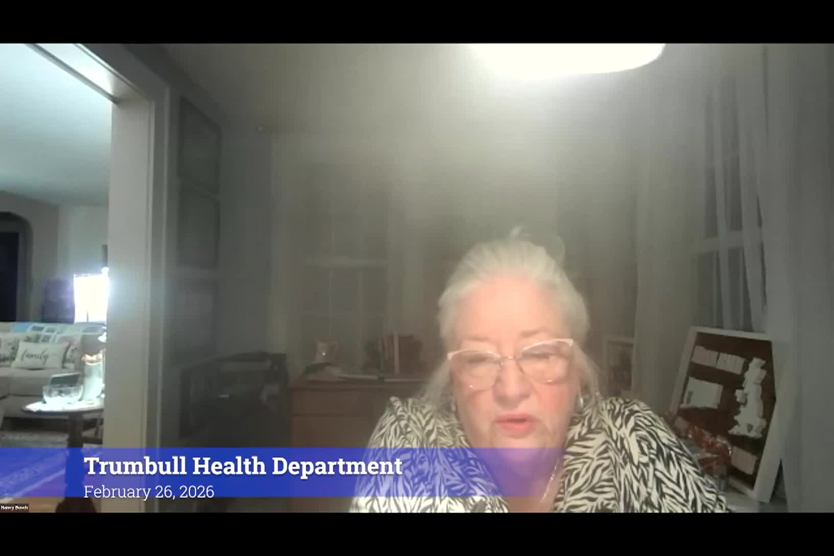 Thumbnail image for Trumbull Health Board 2/26/25 Meeting