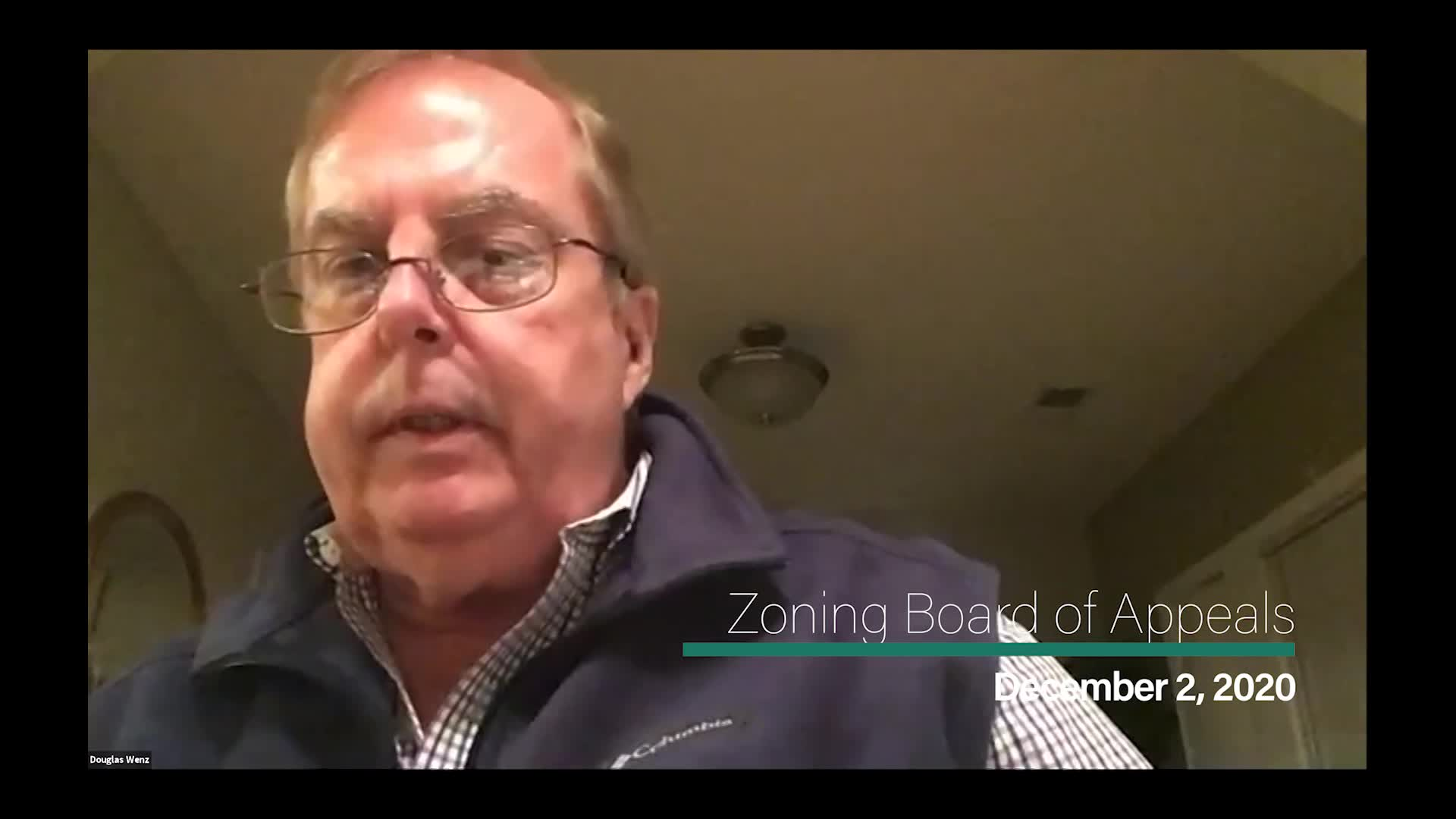 Thumbnail image for Zoning Board of Appeals 12/2/20 Meeting