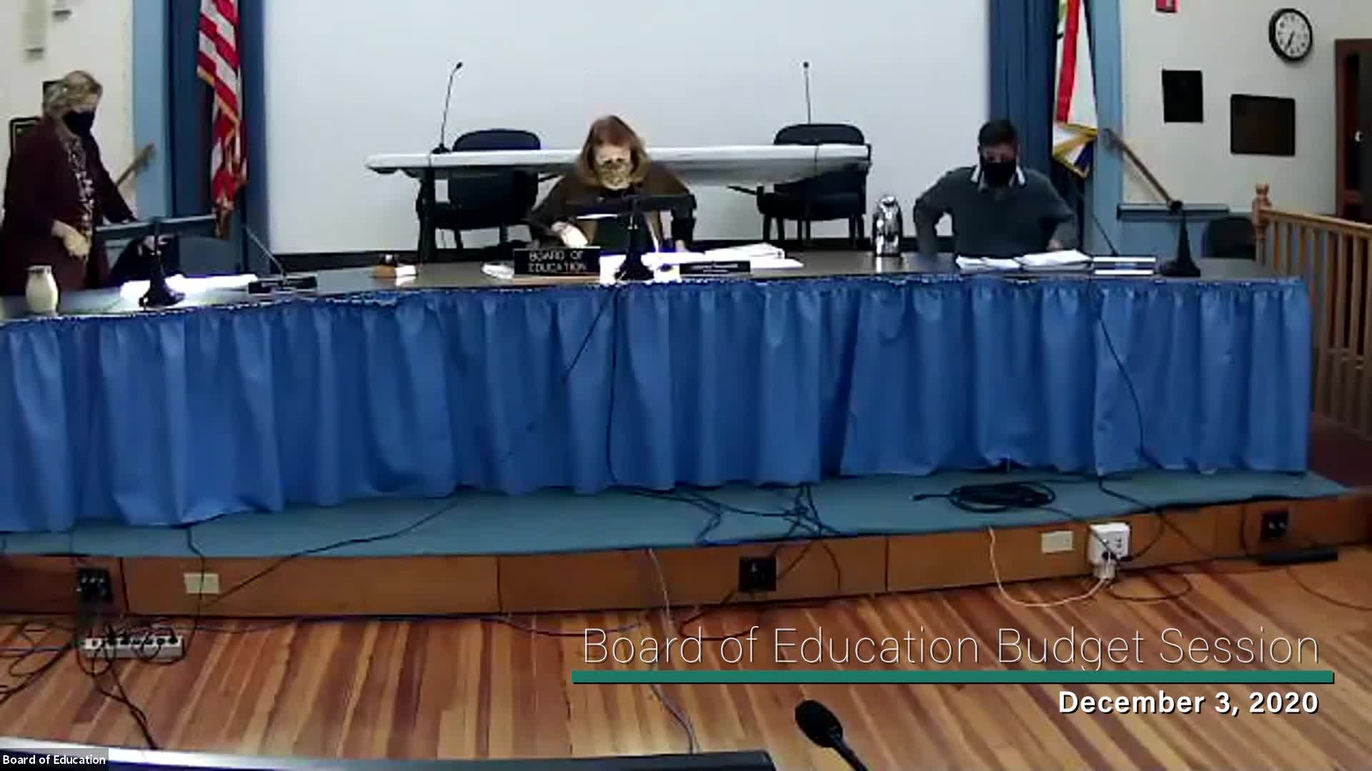 Thumbnail image for Board of Education 12/3/20 Budget Session