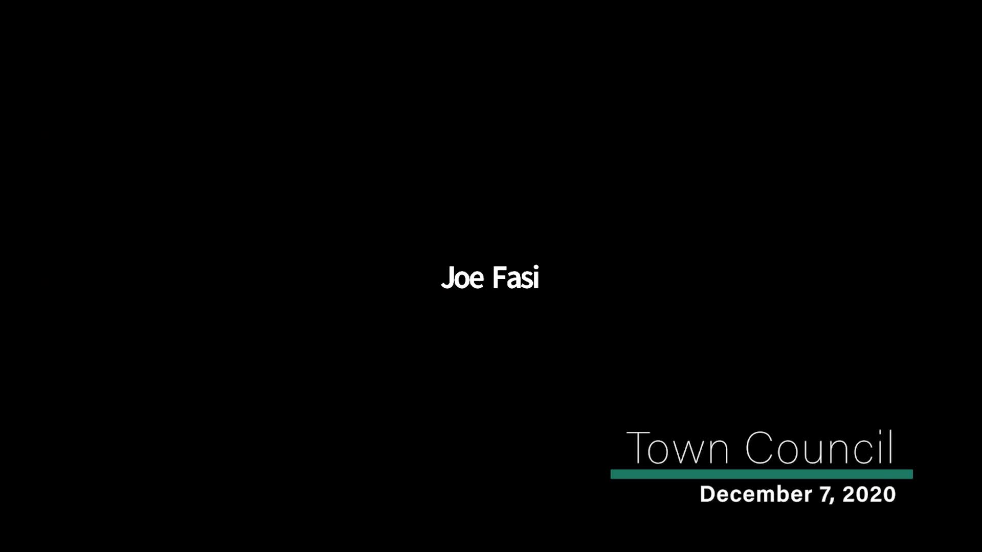 Thumbnail image for Town Council 12/7/20 Meeting