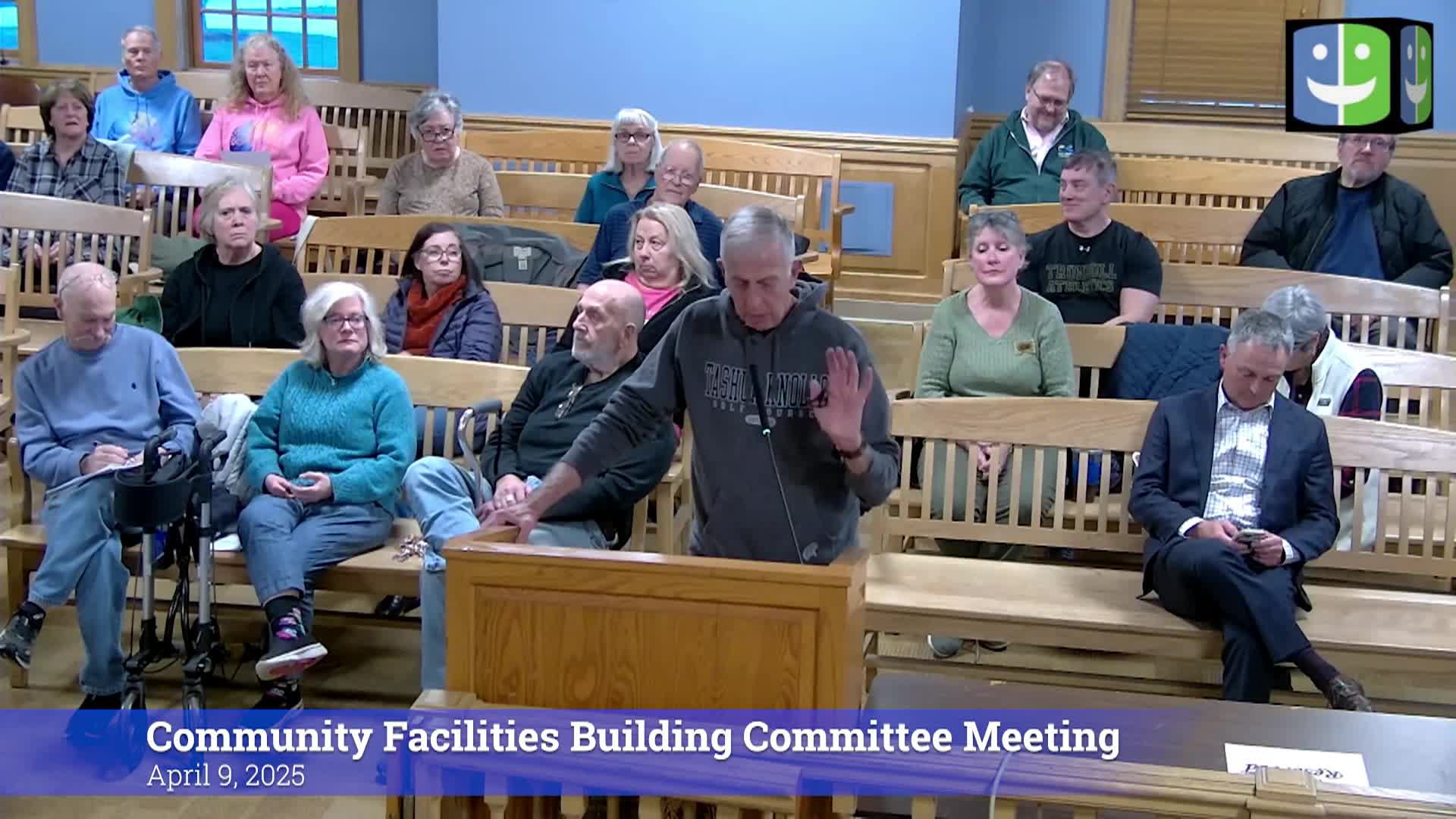 Thumbnail image for Community Facilities Building Committee 04/09/2025 Meeting