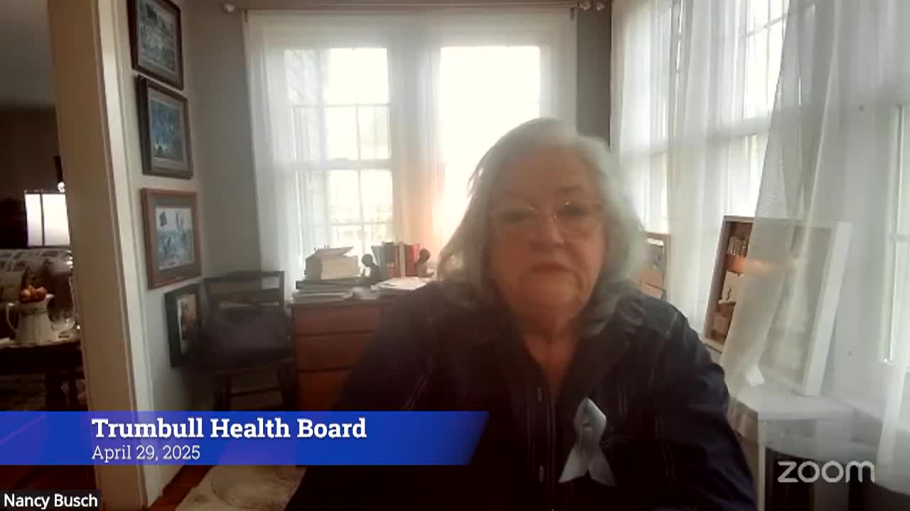 Thumbnail image for Trumbull Health Board 4/29/25 Special Meeting