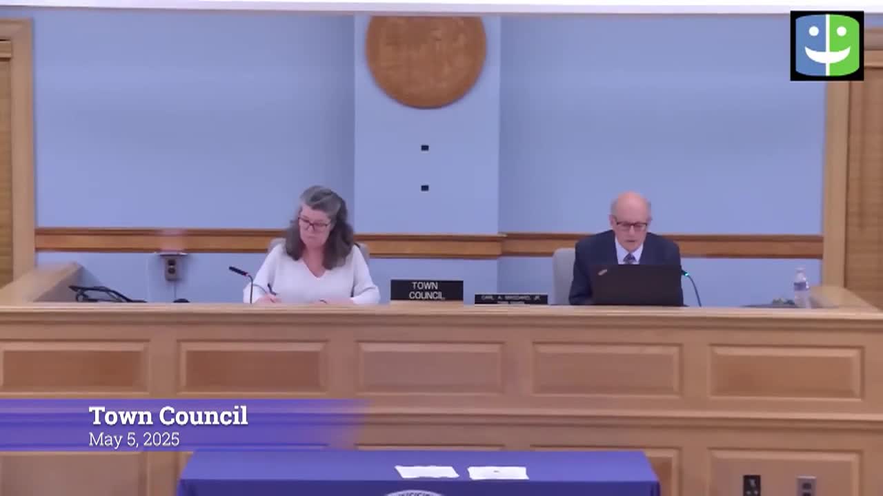 Thumbnail image for Town Council 5/5/25 Meeting