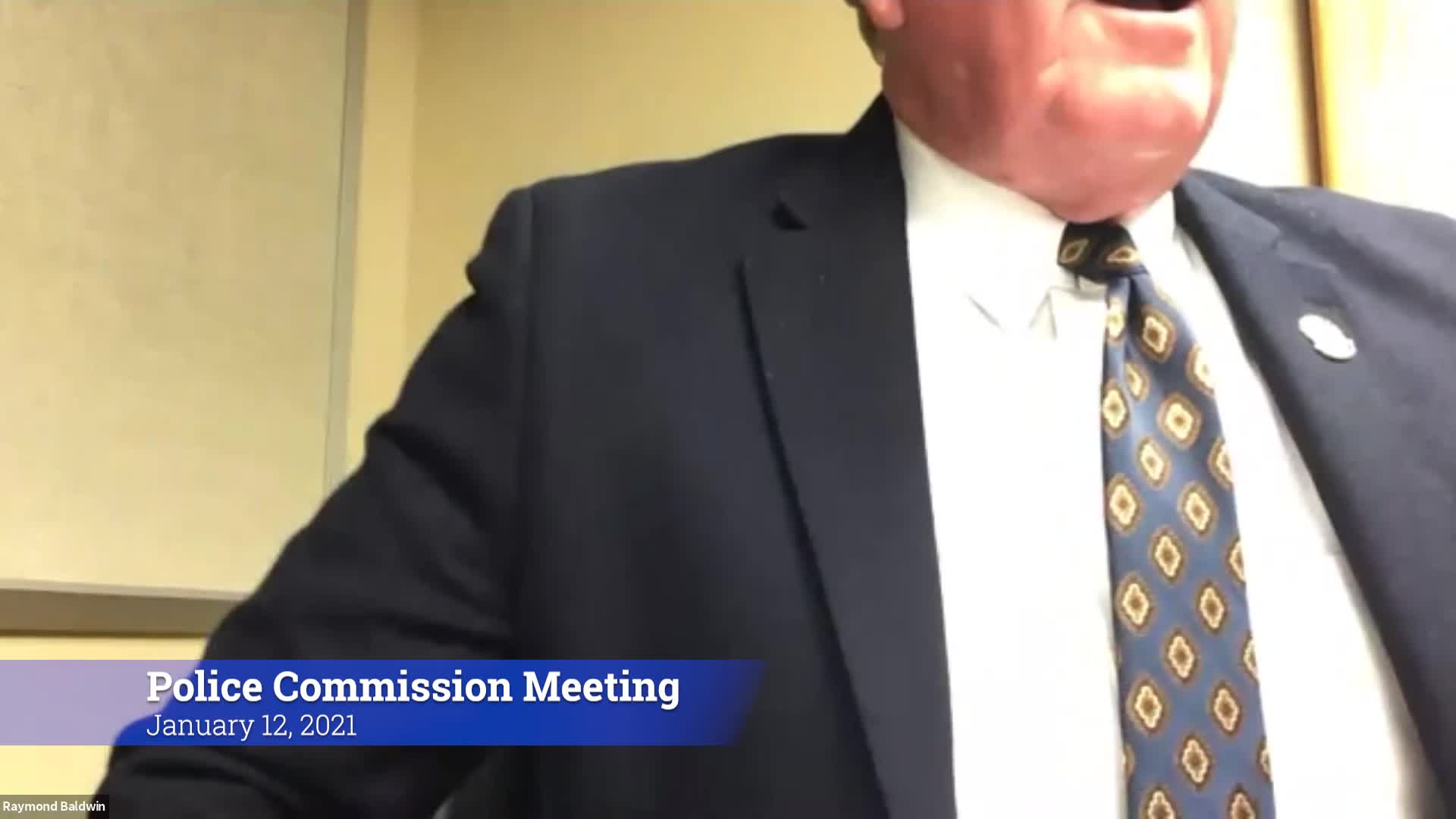 Thumbnail image for Police Commission 1/12/21 Meeting