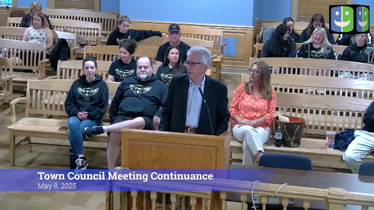 Thumbnail image for Town Council 5/8/25 Special Meeting