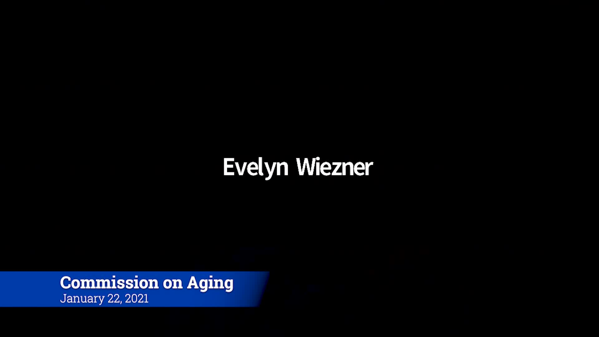 Thumbnail image for Commission on Aging 1/22/21 Meeting