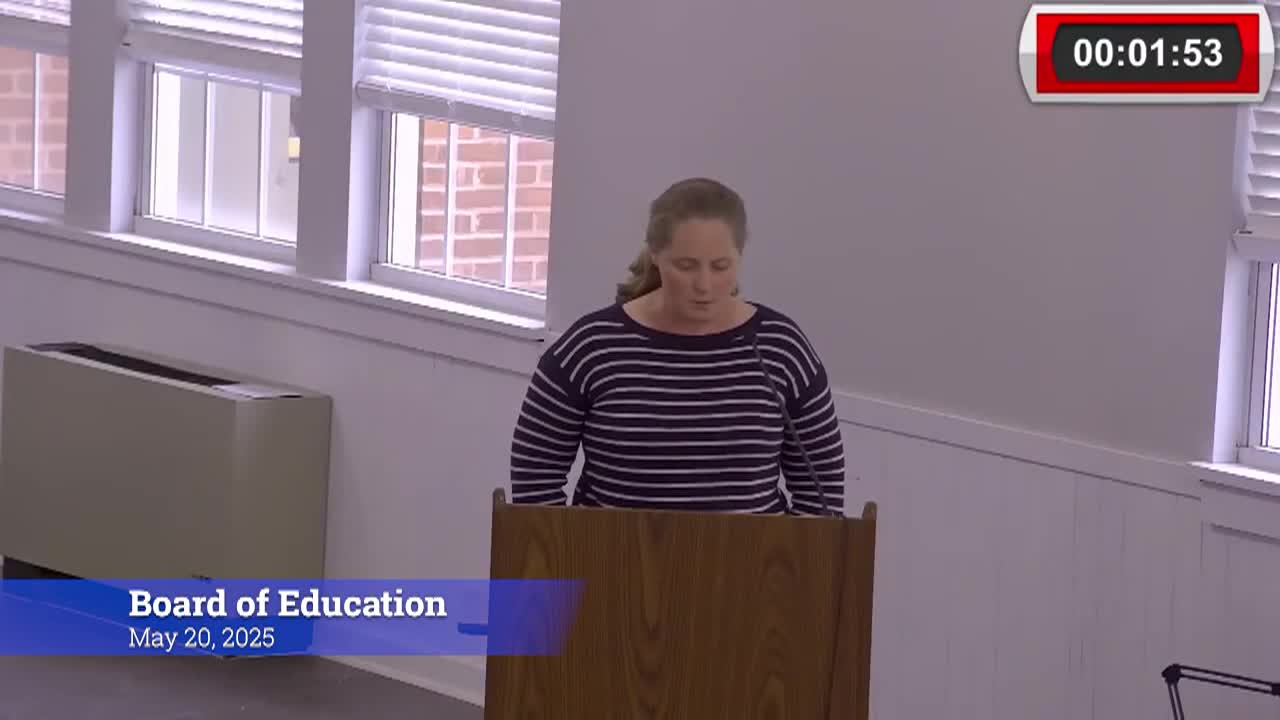 Thumbnail image for Board of Education 5/20/25 Meeting