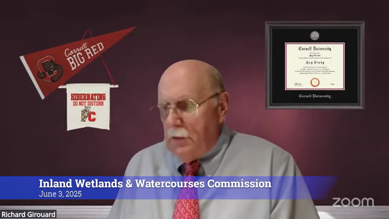 Thumbnail image for Inland Wetlands & Watercourses Commission 6/3/25 Meeting