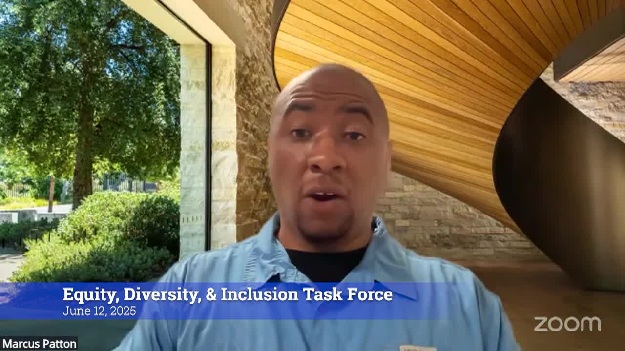 Thumbnail image for Equity Diversity & Inclusion Task Force 6/12/25 Meeting