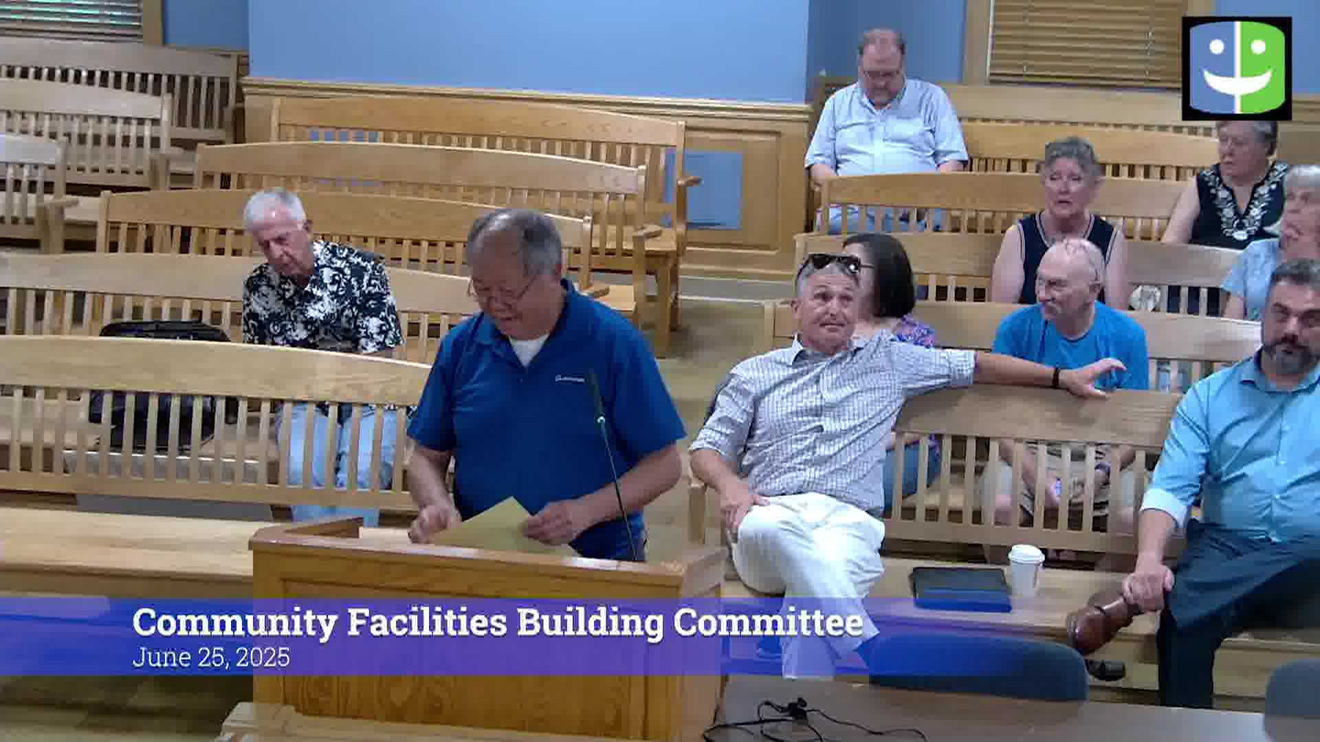 Thumbnail image for Community Facilities Building Committee 6/25/25 Meeting