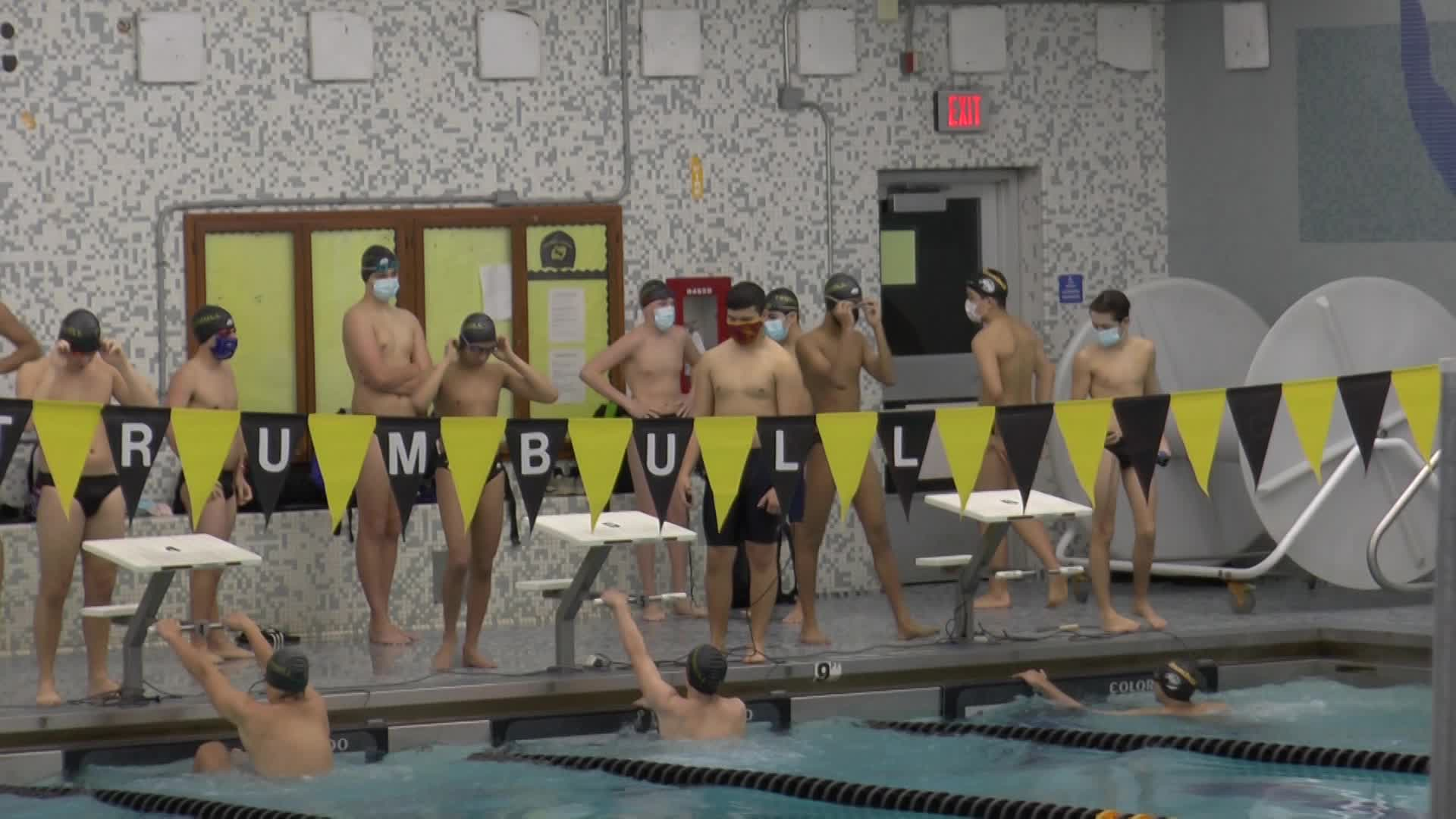 Thumbnail image for Boys Varsity Swimming: Trumbull High School vs. Darien High School 2/26/21