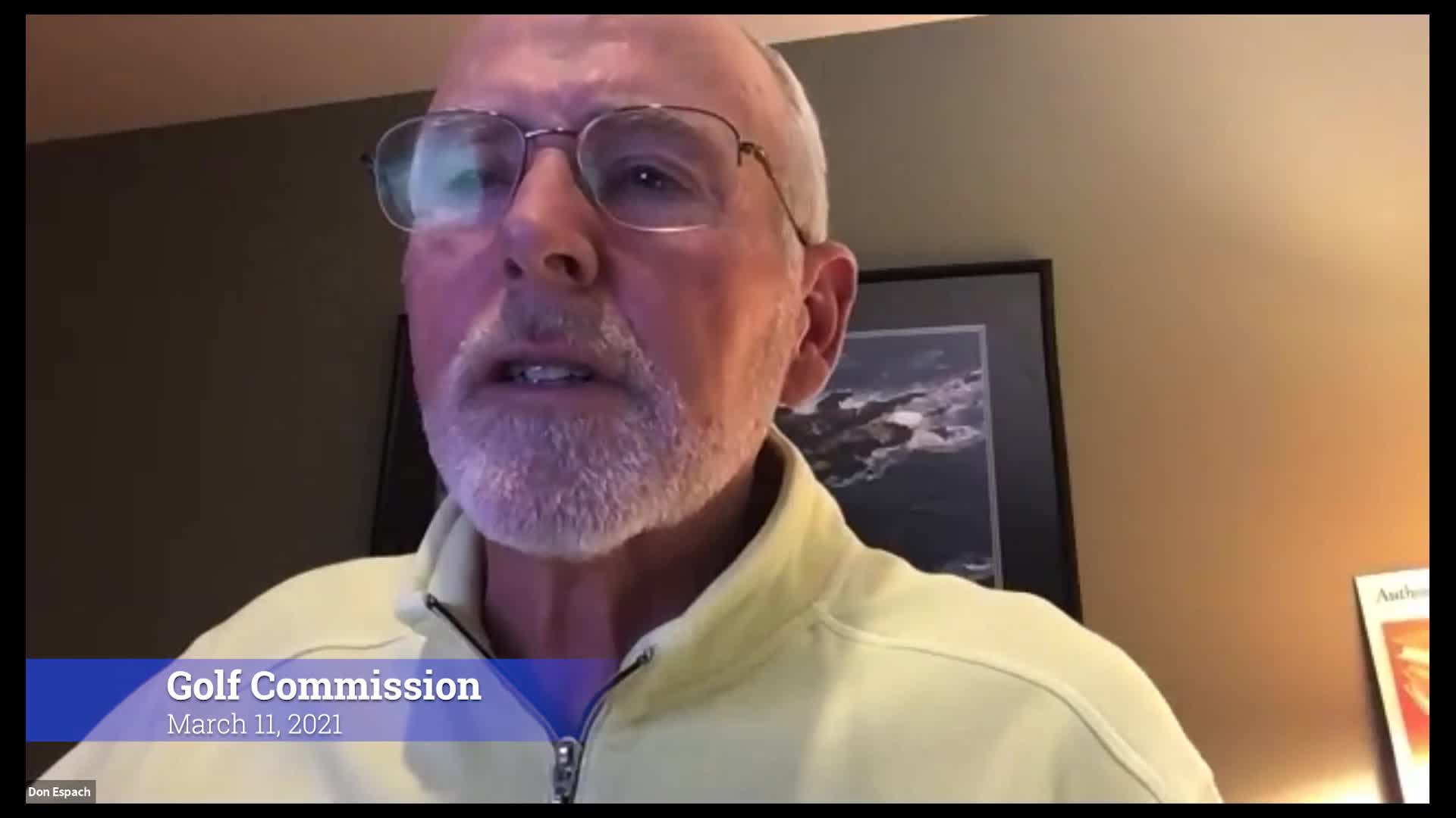 Thumbnail image for Golf Commission 3/11/21 Meeting VOD only