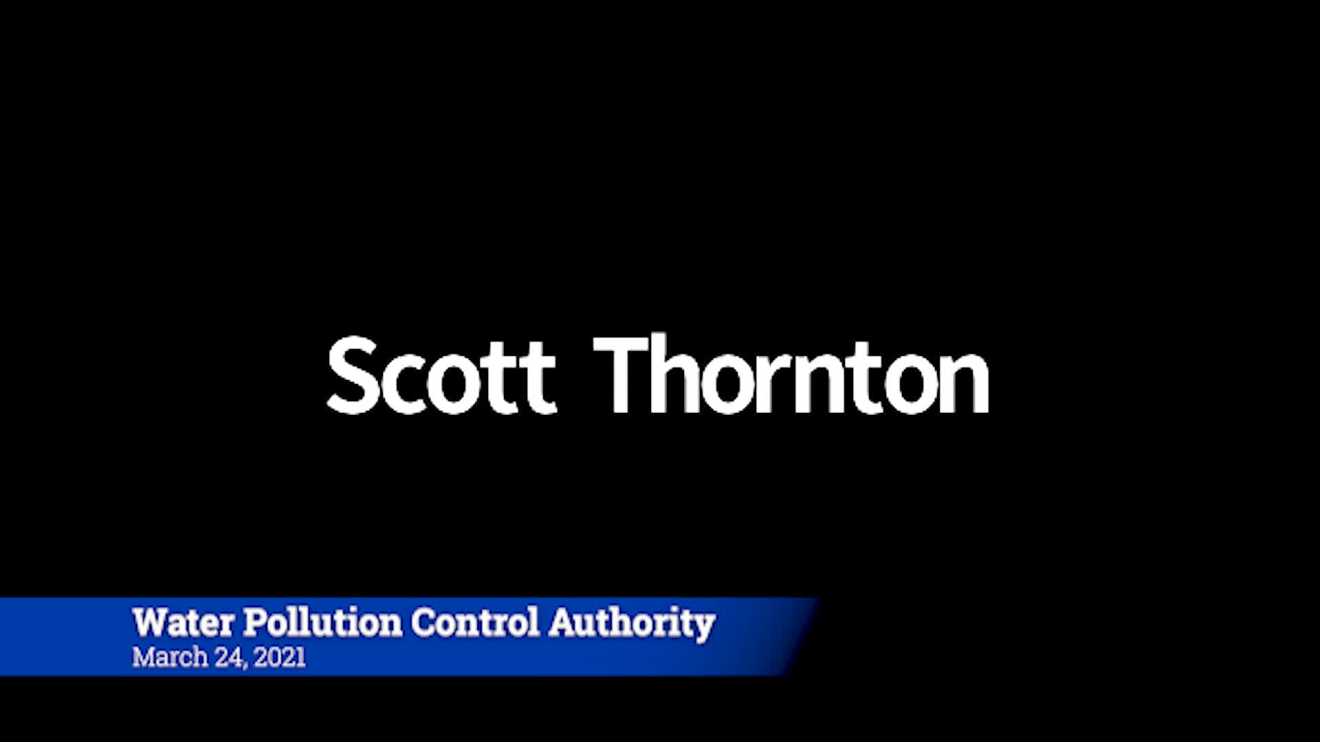 Thumbnail image for Water Pollution Control Authority 3/24/21 Meeting