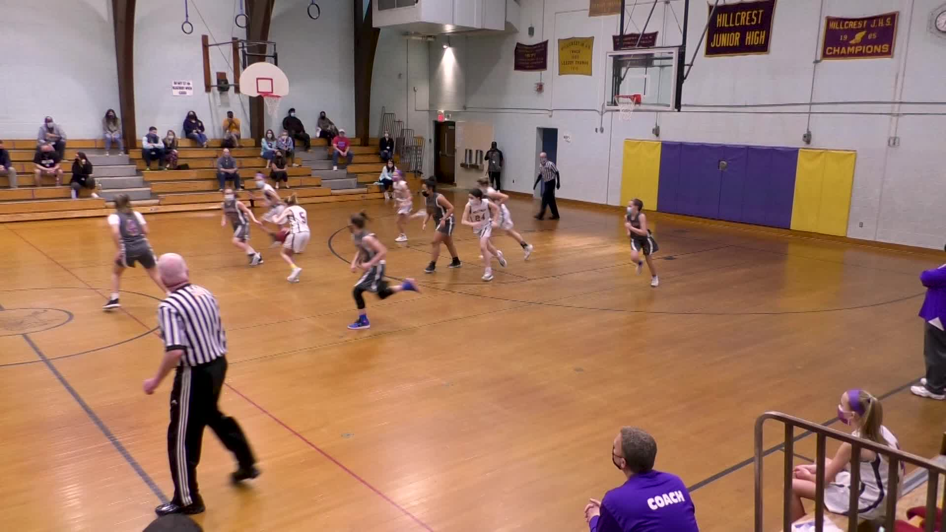 Thumbnail image for Girls Middle School Basketball:  Hillcrest vs. Madison 3/23/21