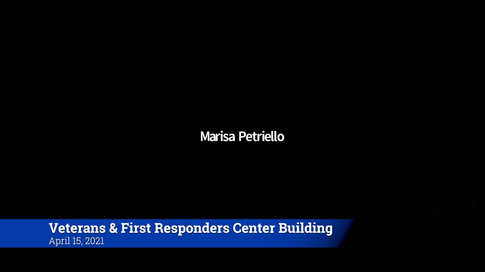 Thumbnail image for Veterans & First Responders Center Building Committee 4/15/21 Meeting VOD only