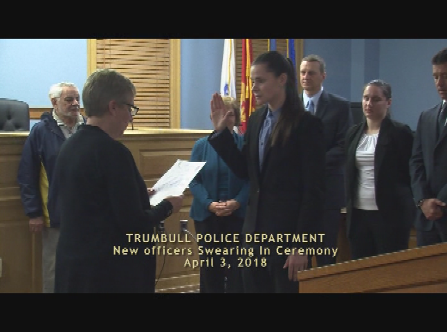Thumbnail image for Trumbull Police Department New Officers Swearing In Ceremony