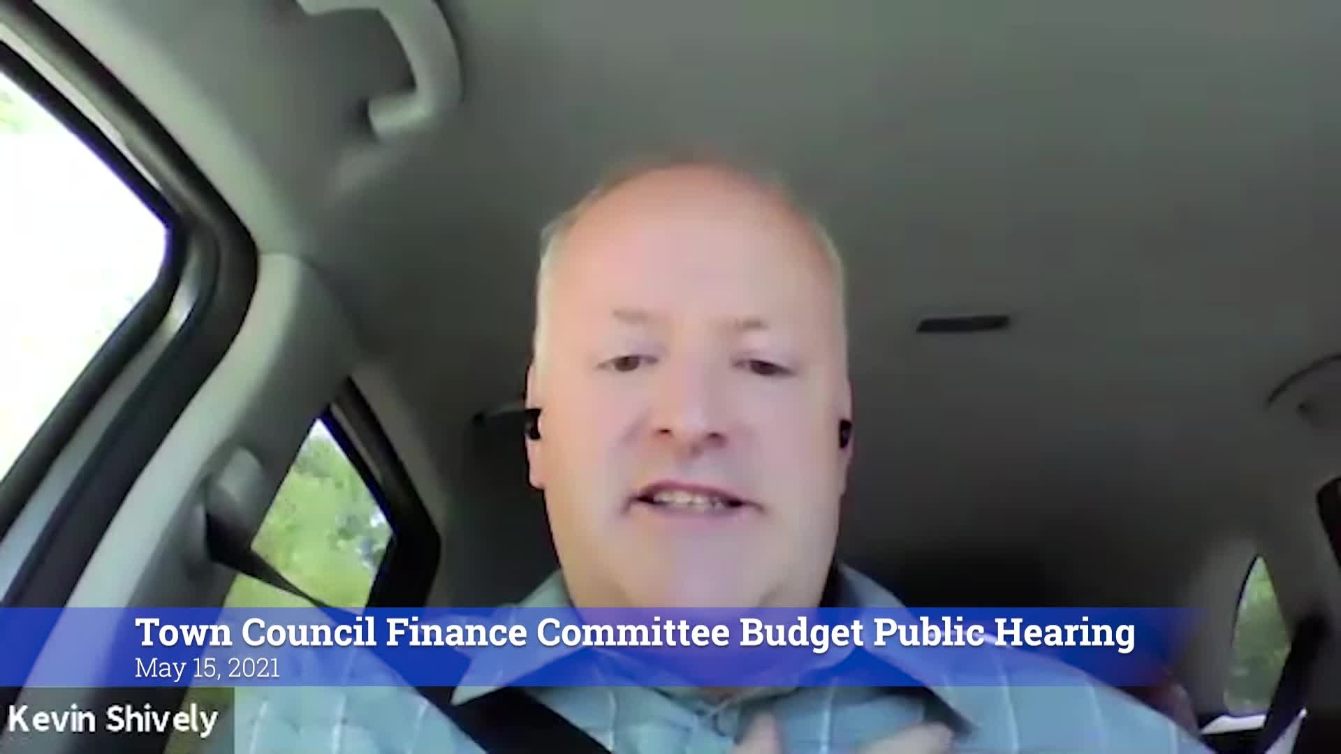 Thumbnail image for Town Council Finance Committee 5/15/21 Budget Public Hearing