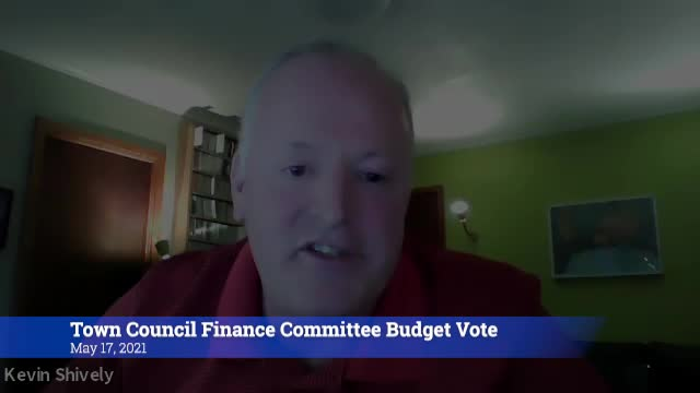Thumbnail image for Town Council Finance Committee 5/17/21 Budget Vote