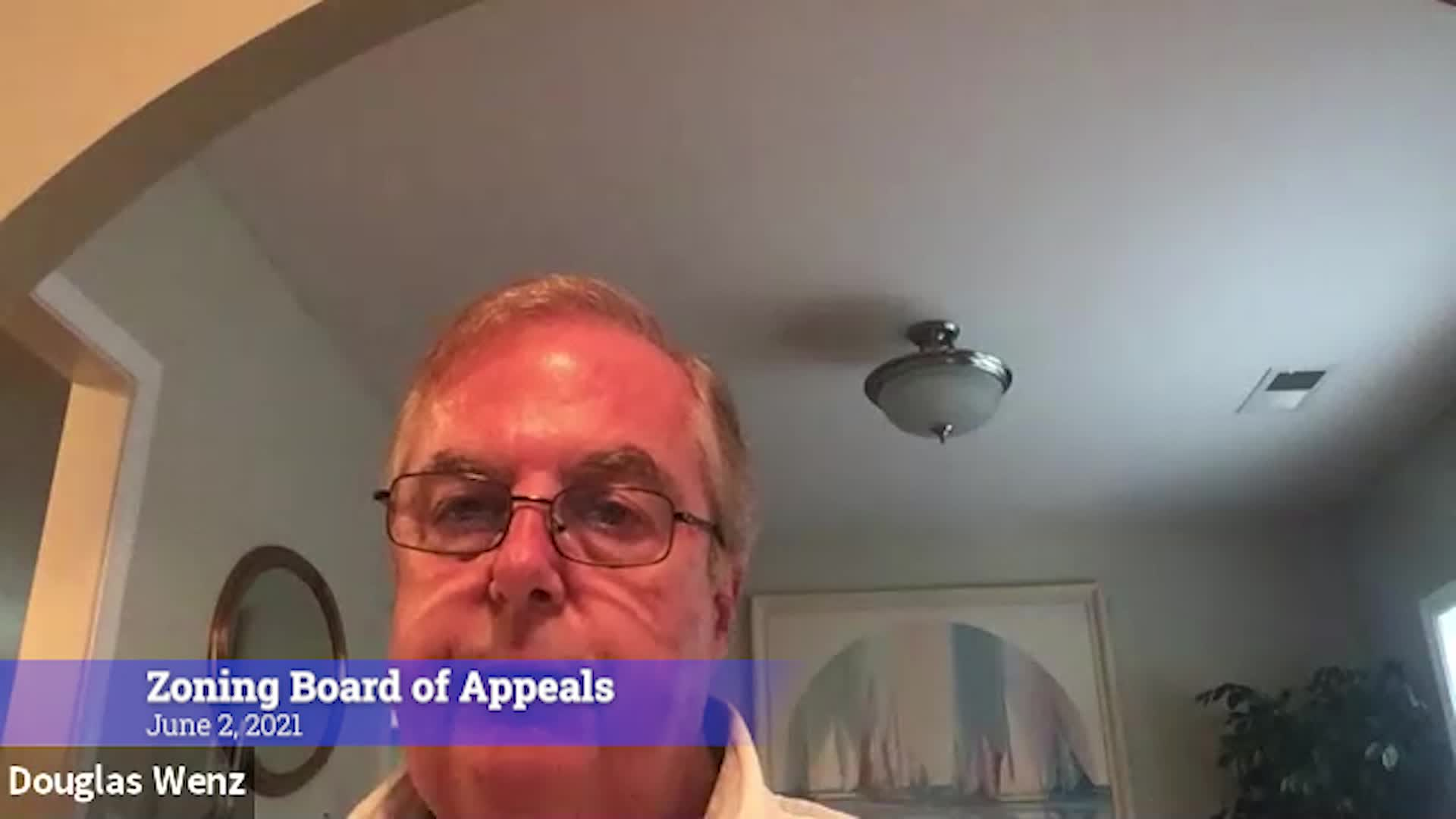 Thumbnail image for Zoning Board of Appeals 6/2/21 Meeting