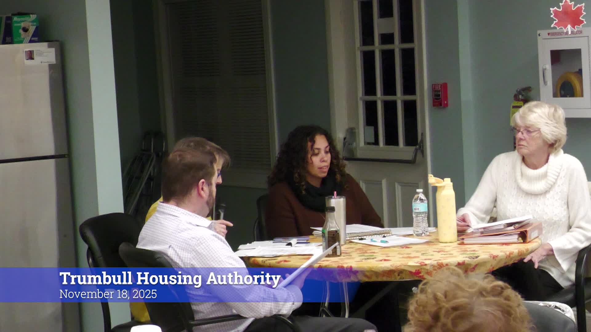Thumbnail image for Trumbull Housing Authority 11/18/25 Meeting