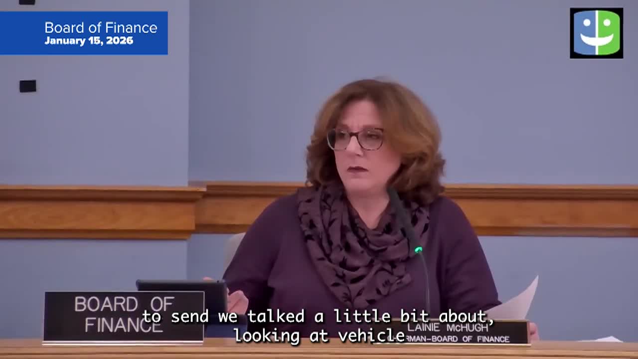 Thumbnail image for Board of Finance 1/15/26 Meeting