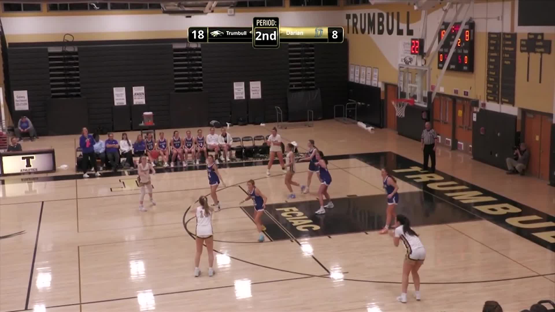 Thumbnail image for Girls Varsity Basketball: Trumbull vs. Darien