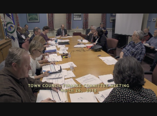 Thumbnail image for Town Council Finance Committee 3/26 Meeting