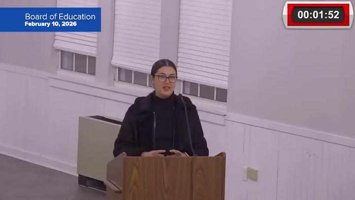 Thumbnail image for Board of Education 2/10/26 Meeting