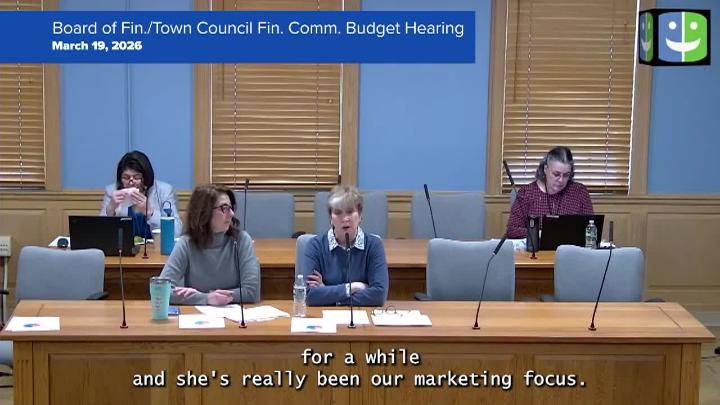 Thumbnail image for Board of Finance/Town Council Finance Committee 3/19/26 Budget Hearing: Town Departments
